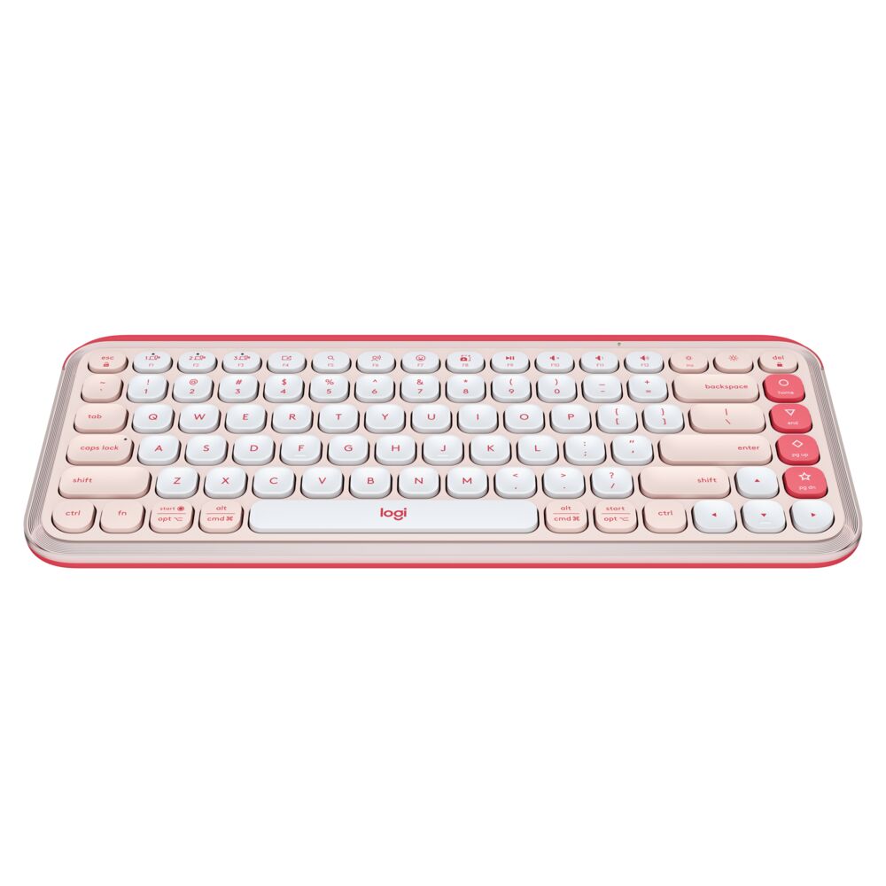LOGITECH Keyboard Bluetooth POP ICON Keys Rose