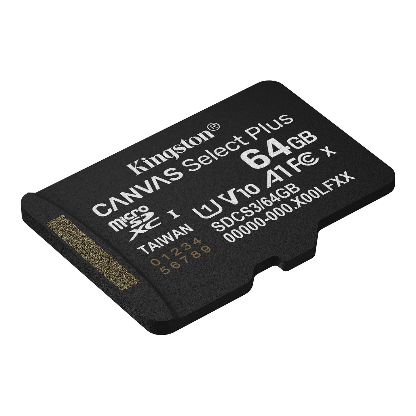 KINGSTON Memory Card MicroSD Canvas Select Plus SDCS3/64GBSP |  Class 10