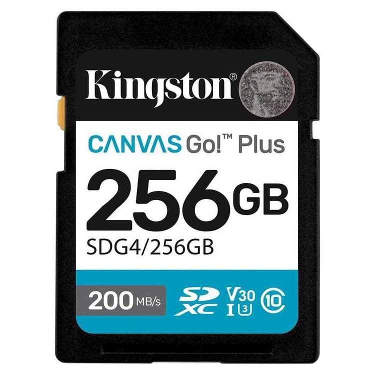 KINGSTON Memory Card SD Canvas Go Plus SDG4/256GB Class 10