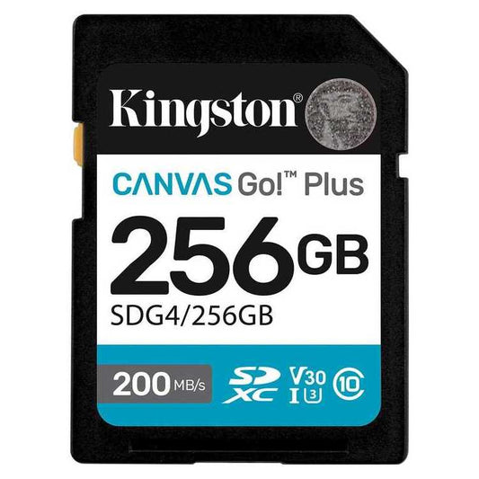 KINGSTON Memory Card SD Canvas Go Plus SDG4/256GB Class 10
