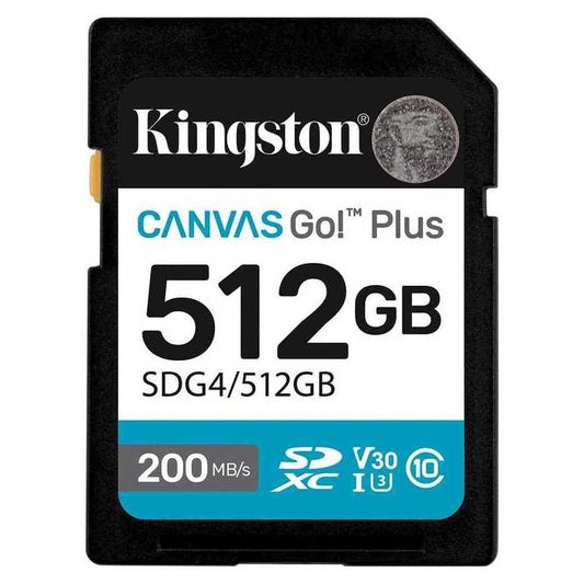 KINGSTON Memory Card SD Canvas Go Plus SDG4/512GB Class 10