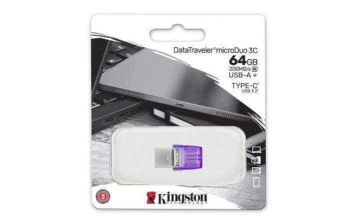 KINGSTON USB Stick Data Traveler DTDUO3CG3/64GB, USB 3.2, Type C