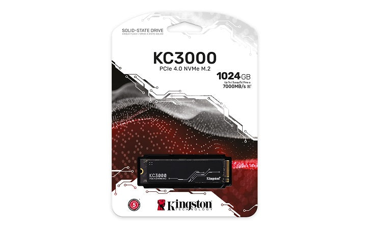 KINGSTON SSD M.2 KC3000 |  1024GB |  PCIe Gen 4.0