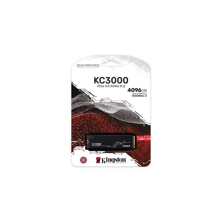 KINGSTON SSD M.2 KC3000 |  4096GB |  PCIe Gen 4.0