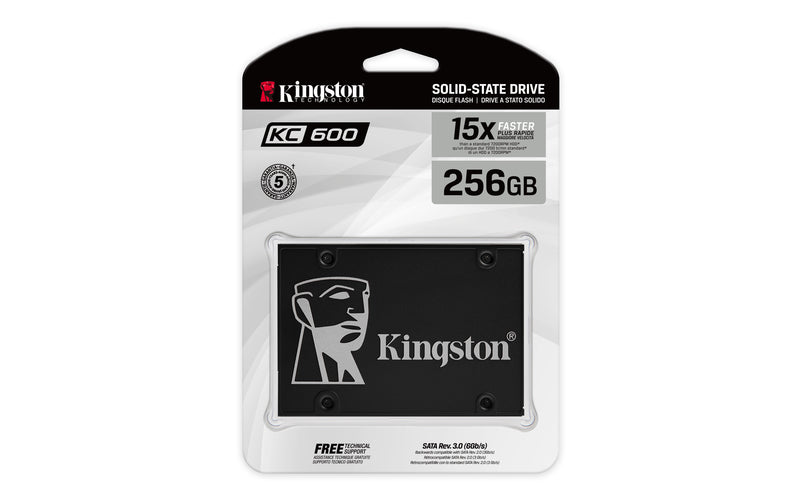 KINGSTON SSD KC600 Series SKC600/256G, 256GB, SATA III, 2.5''