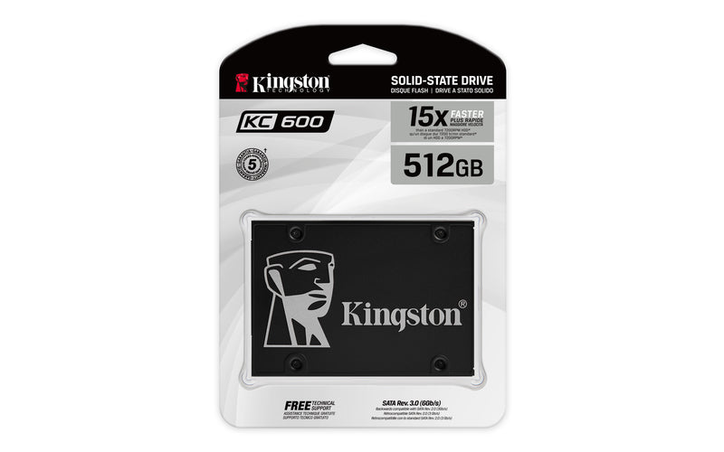 KINGSTON SSD KC600 Series SKC600/512G, 512GB, SATA III, 2.5''