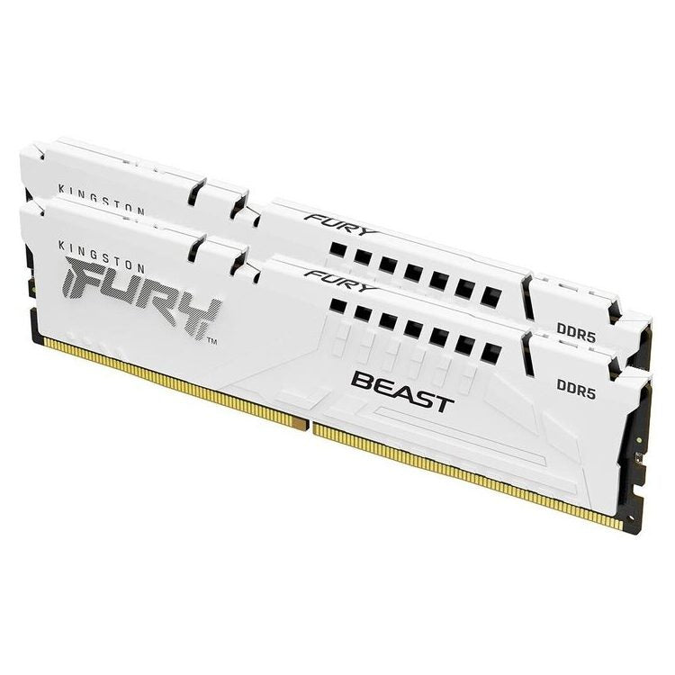 KINGSTON Memory KF552C40BWK2-32 FURY Beast White DDR5 |  5200MT/s |  32GB kit of 2