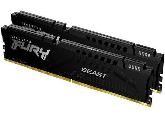 KINGSTON Memory KF556C36BBE2K2-64 FURY Beast Black DDR5, 5600MT/s, 64GB kit of 2