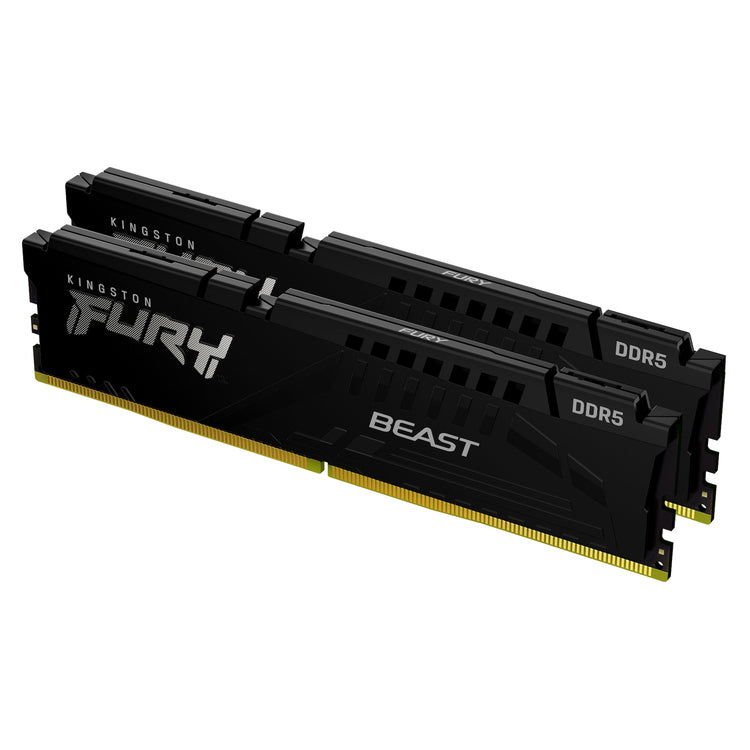 KINGSTON Memory  KF560C30BBEK2-16 FURY Beast Black DDR5 |  6000MT/s |  16GB KIT OF 2 |  EXPO