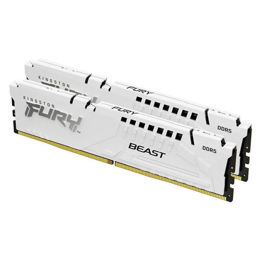 KINGSTON Memory  KF560C30BWEK2-32 FURY Beast WHITE  DDR5 |  6000MT/s |  32GB KIT OF 2
