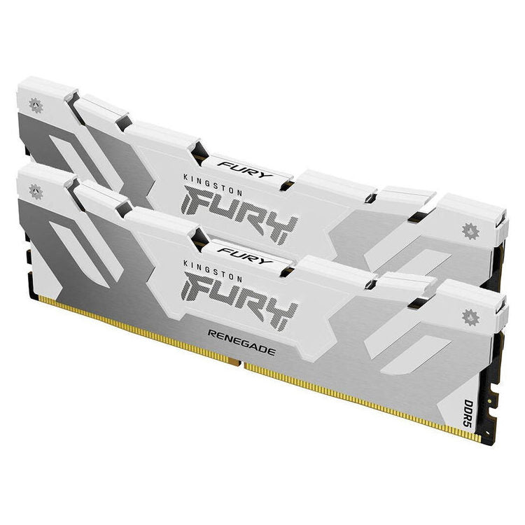 KINGSTON Memory KF564C32RWK2-64 FURY Renegade White DDR5 |  6400MT/s |  64GB KIT OF 2