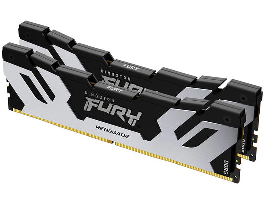 KINGSTON Memory KF564C32RSK2-32 FURY Renegade Silver DDR5 |  6400MT/s |  32GB KIT OF 2