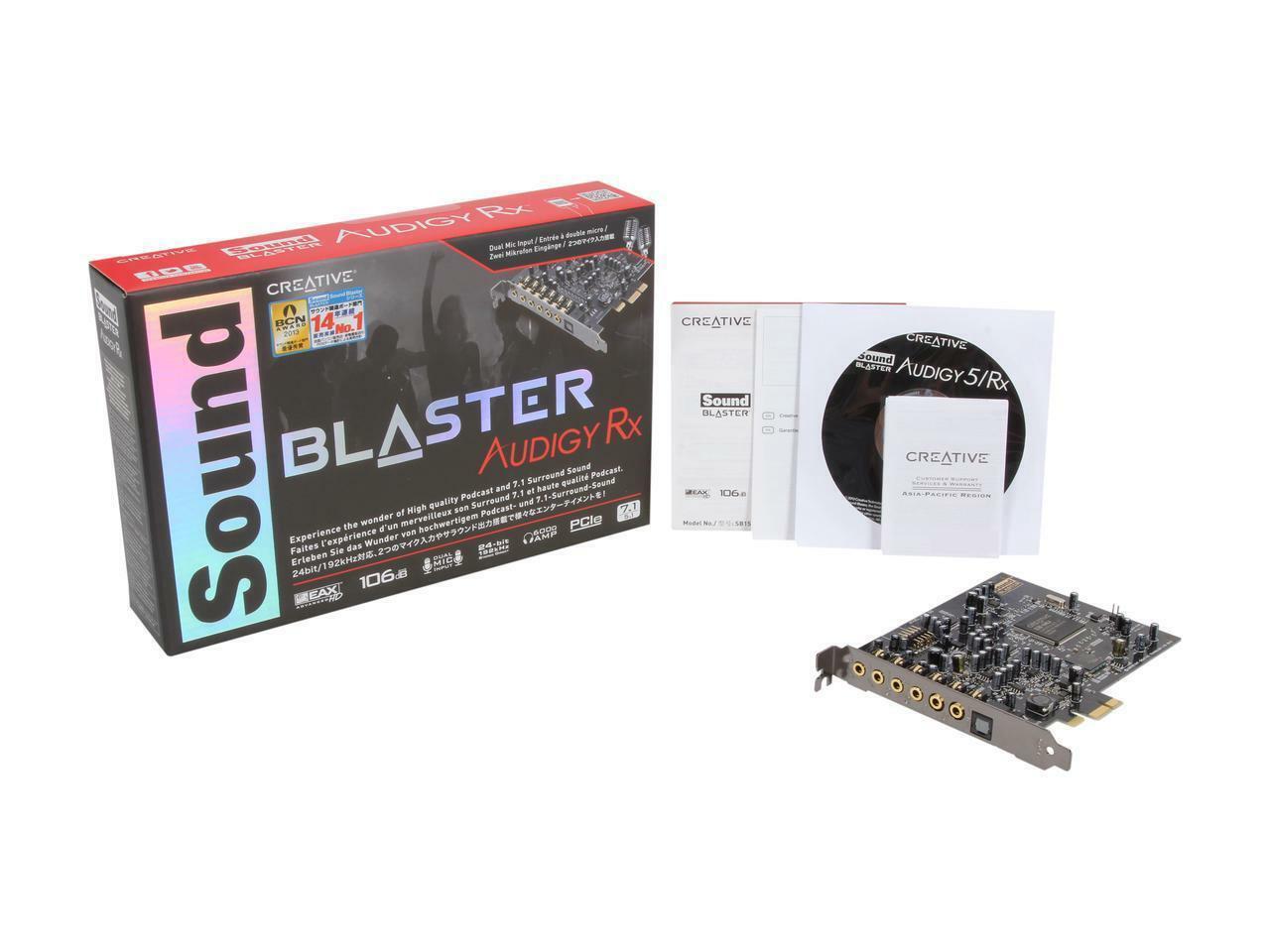 CREATIVE Κάρτα Ήχου Sound Blaster Audigy RX