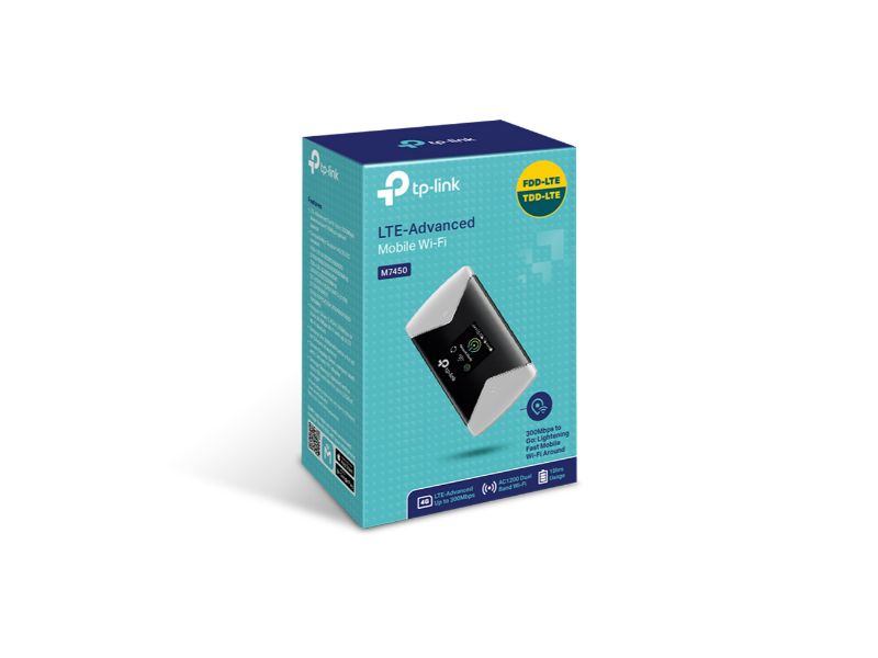Tp-Link 300Mbps LTE-Advanced Mobile Wi-Fi (M7450)