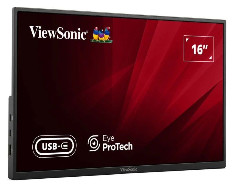 VIEWSONIC Monitor VA1650 15.6'' IPS |  PORTABLE |  HDMI |  USB-C |  Speakers