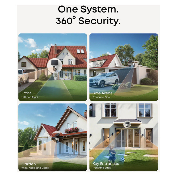 ANKER EUFYCAM S4 4k SOLAR CAMERA 2+1 KIT OUTDOOR