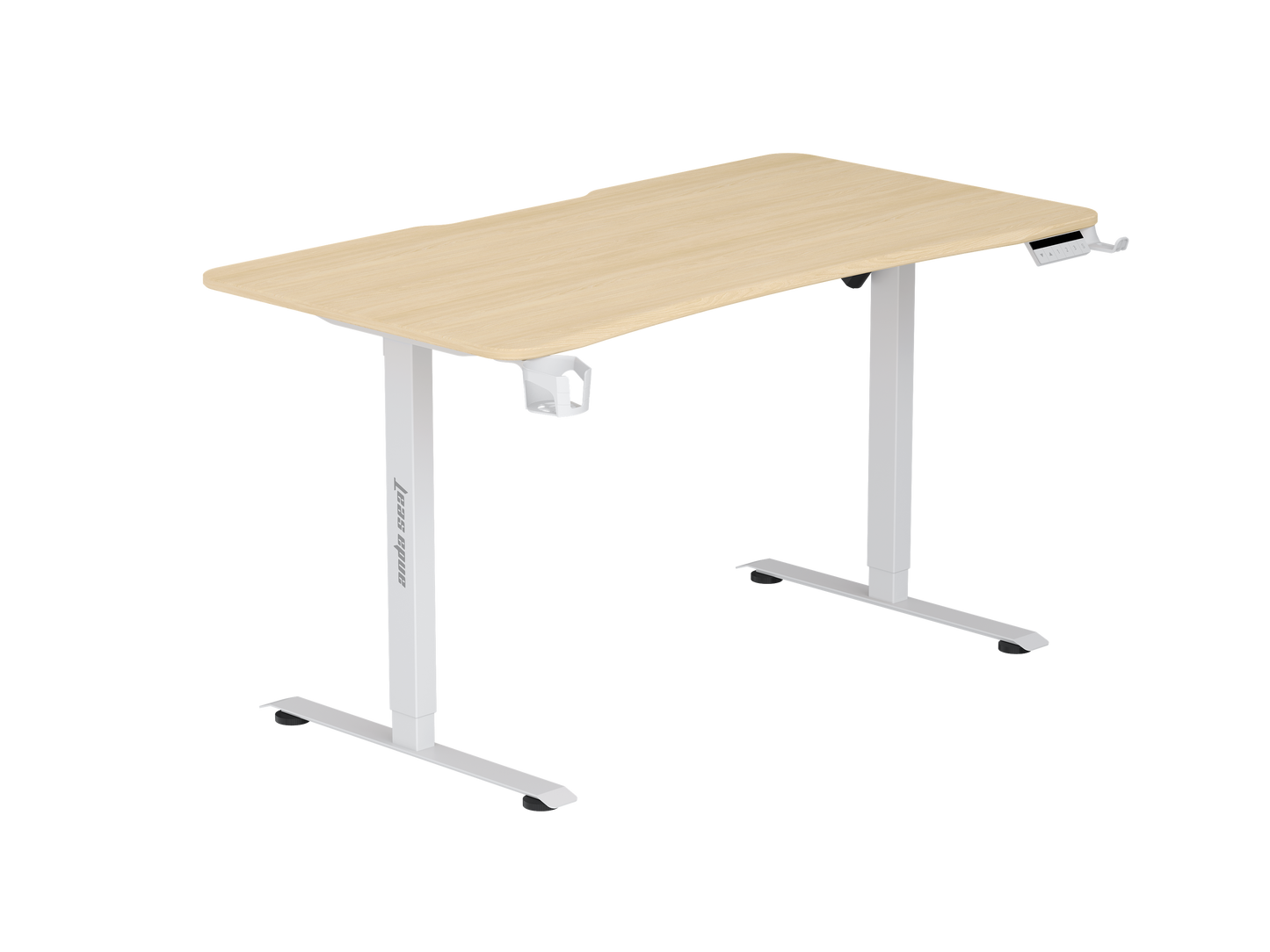 ANDA SEAT DESK XTREME-E 1.4m WOOD / WHITE LEG