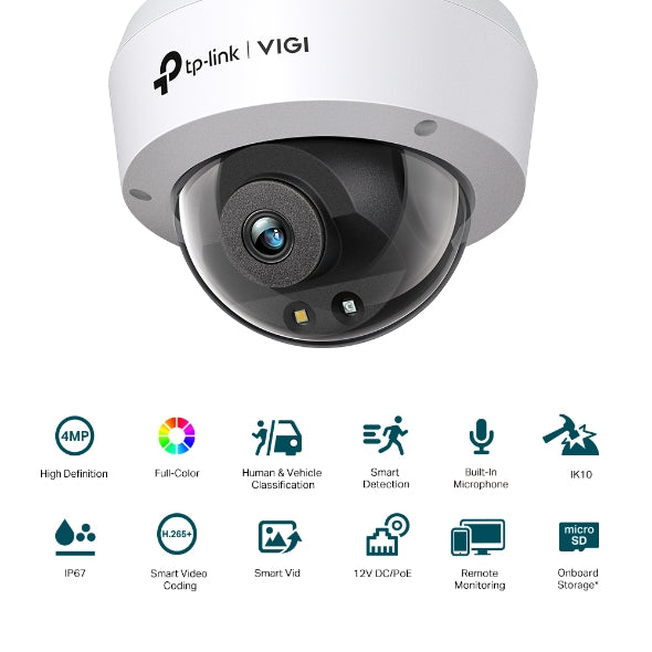 TP-LINK IP CAMERA VIGI C240(4mm) 4MP
