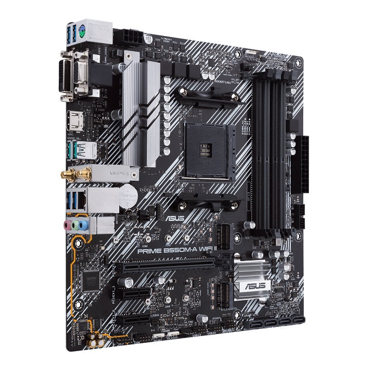 ASUS MOTHERBOARD PRIME B550M-A WIFI II ,AM4 ,MATX
