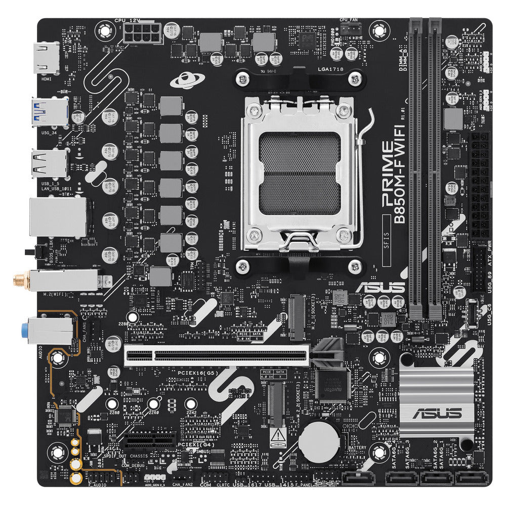 ASUS MOTHERBOARD PRIME B850M-F WIFI ,MATX ,DDR5, AM5