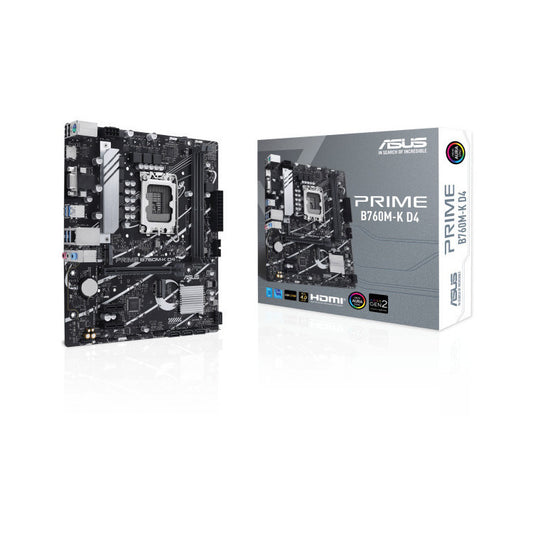 ASUS MOTHERBOARD PRIME B760M-K D4  |  1700 |  DDR4 |  MATX