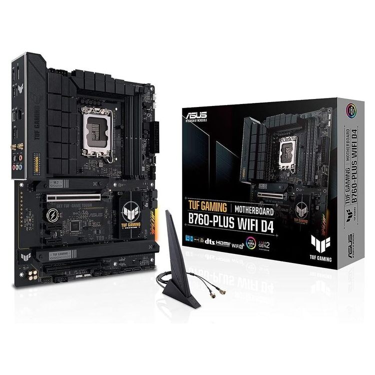 ASUS MOTHERBOARD TUF GAMING B760-PLUS WIFI D4 |  1700 |  DDR4 |  ATX