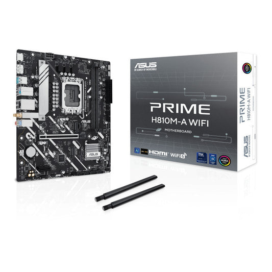 ASUS MOTHERBOARD PRIME H810M-A WIFI |  DDR5 |  1851 |  MATX