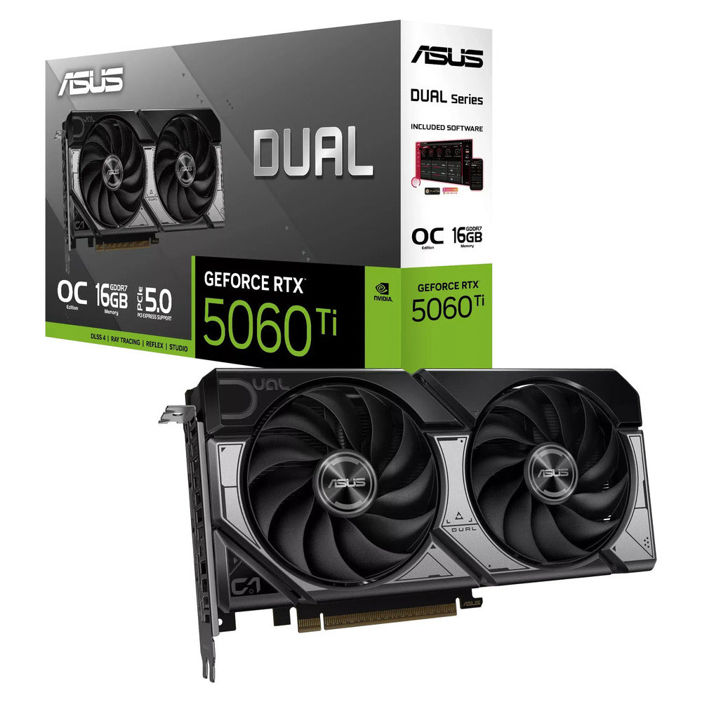 ASUS VGA DUAL-RTX5060TI-016G |  16GB |  GDDR7