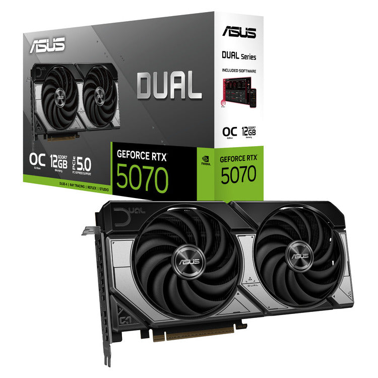 ASUS VGA DUAL-RTX5070-O12G |  12GB |  GDDR7