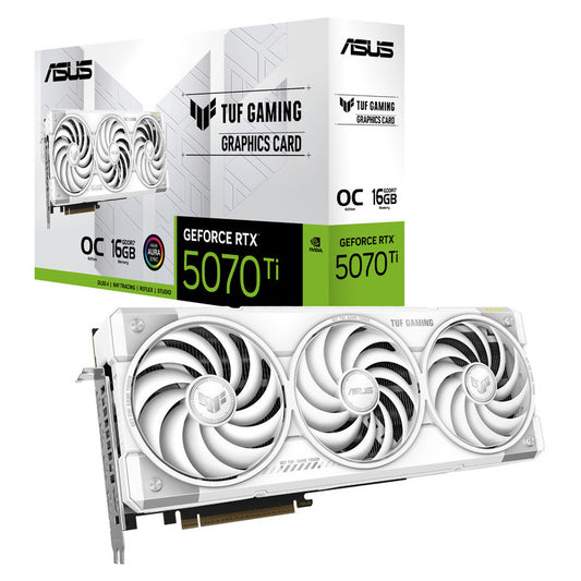 ASUS VGA TUF-RTX5070TI-O16G-WHITE-GAMING |  16GB GDDR7