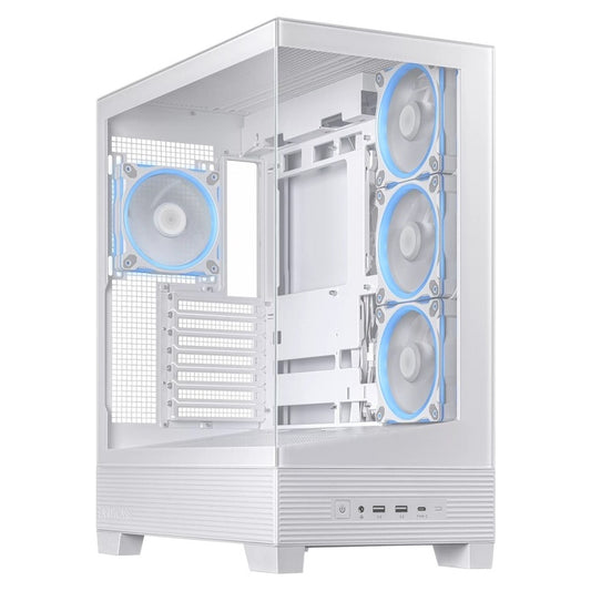 ASUS CASE A31 PLUS Middle ATX USB 3.2 White BTF motherboard compatible