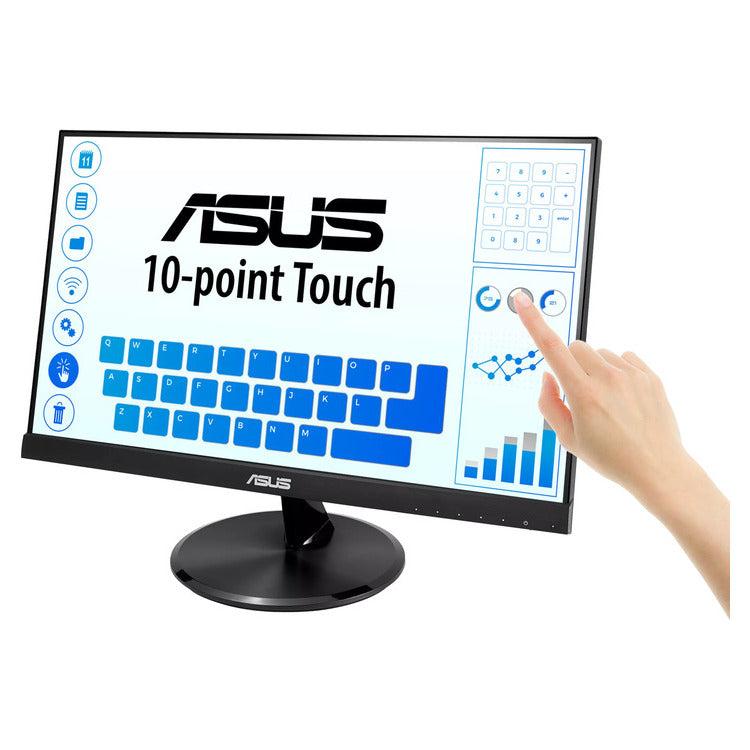 ASUS Monitor ASUS VT229H, 21.5'' Touch 10-point, FHD, 5ms, 60Hz IPS, HDMI, D-SUB, Eye Care, 3YearsW