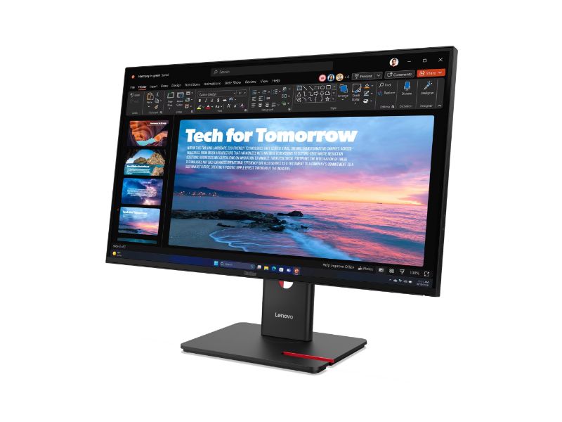 Monitor Lenovo ThinkVision T27QD-40 27'' QHD IPS/HDMI/USB-A/ USB- C/Ethernet/ Speakers/3Y Warranty 64AAGAT2EU
