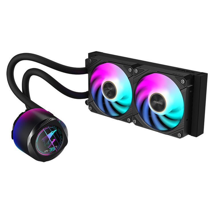 GIGABYTE CPU Cooler Liquid Cooler AORUS WATERFORCE X II 240 ARGB Sync 2 x 120mm