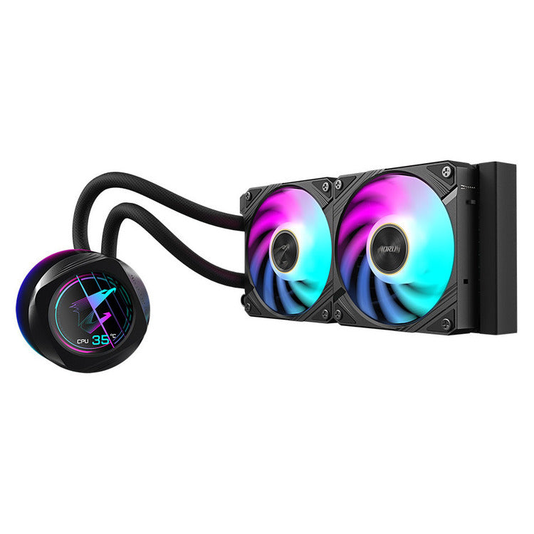 GIGABYTE CPU Cooler Liquid Cooler AORUS WATERFORCE X II 240 ARGB Sync 2 x 120mm