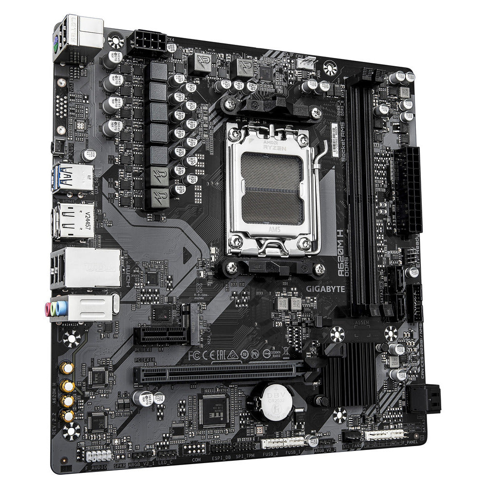 GIGABYTE MOTHERBOARD A620M H Revision 2.2, AM5, MATX