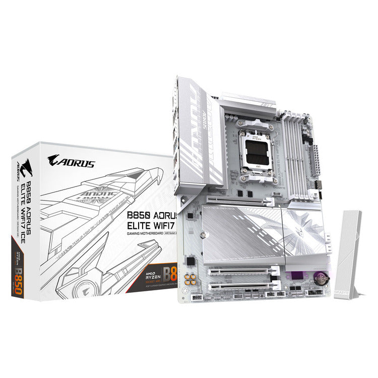 GIGABYTE MOTHERBOARD B850 AORUS ELITE WIFI7 ICE, AM5 ATX