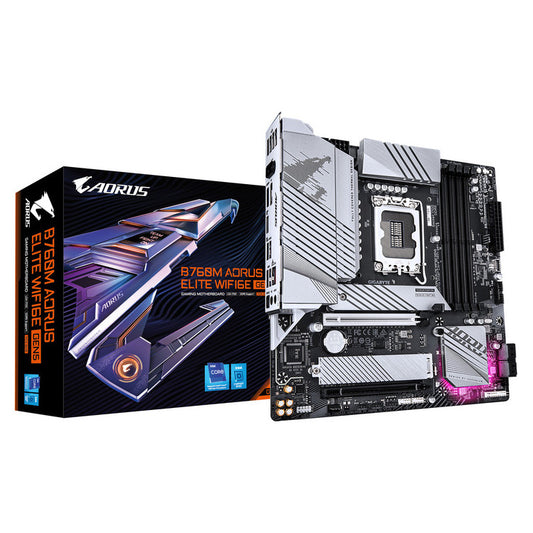 GIGABYTE MOTHERBOARD B760M AORUS ELITE WIFI6E GEN5 | DDR5 | 1700 |  MATX