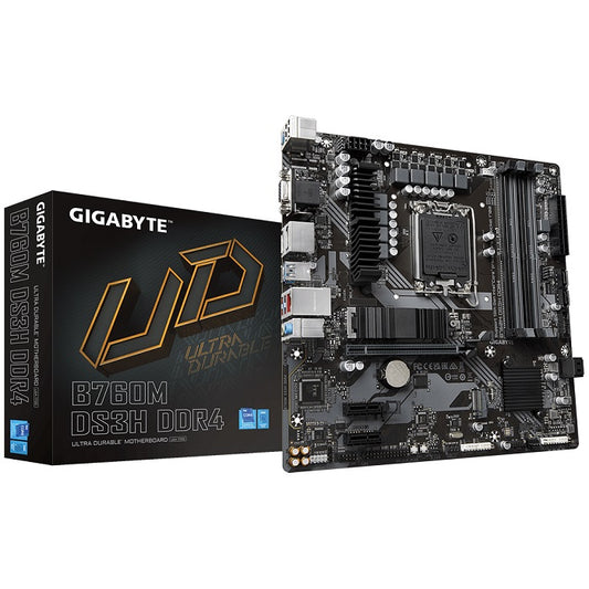GIGABYTE MOTHERBOARD B760M DS3H DDR4  |  1700 |  MATX