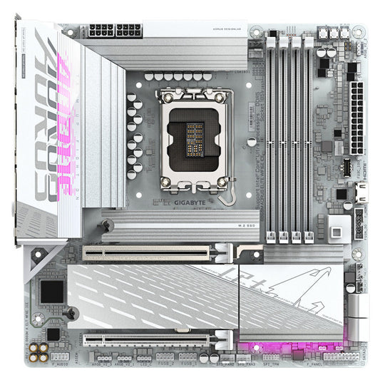 GIGABYTE MOTHERBOARD B860M AORUS ELITE WIFI6 ICE DDR5 |  1851 |  MATX