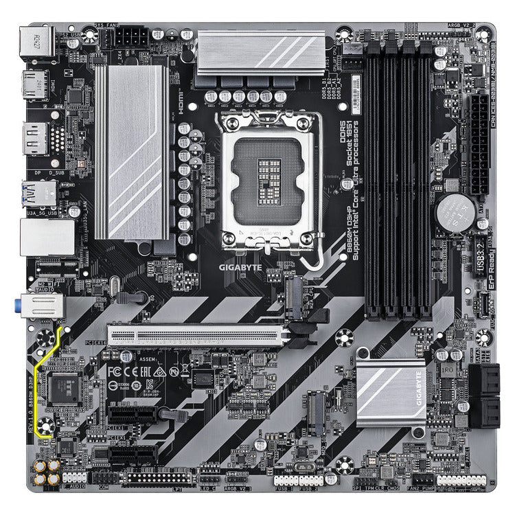 GIGABYTE MOTHERBOARD B860M D3HP DDR5 |  1851 |  MATX