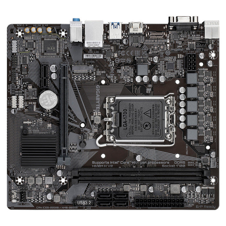 GIGABYTE MOTHERBOARD H610M H  V2 DDR5  | 1700  | MATX