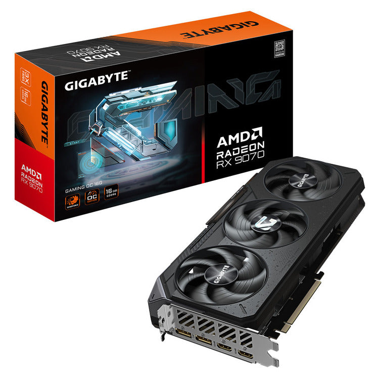 GIGABYTE VGA GV-R9070GAMING OC-16GD  |  16GB |  GDDR6