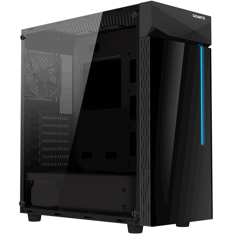 GIGABYTE Case C200W GLASS  Middle ATX Black USB 3.0