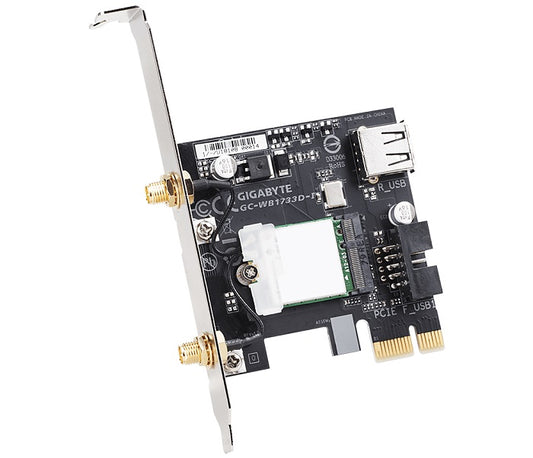 GIGABYTE Wireless PCIe WIFI GC-WB1733D-I  | 1733Mbps + BLUETOOTH 5