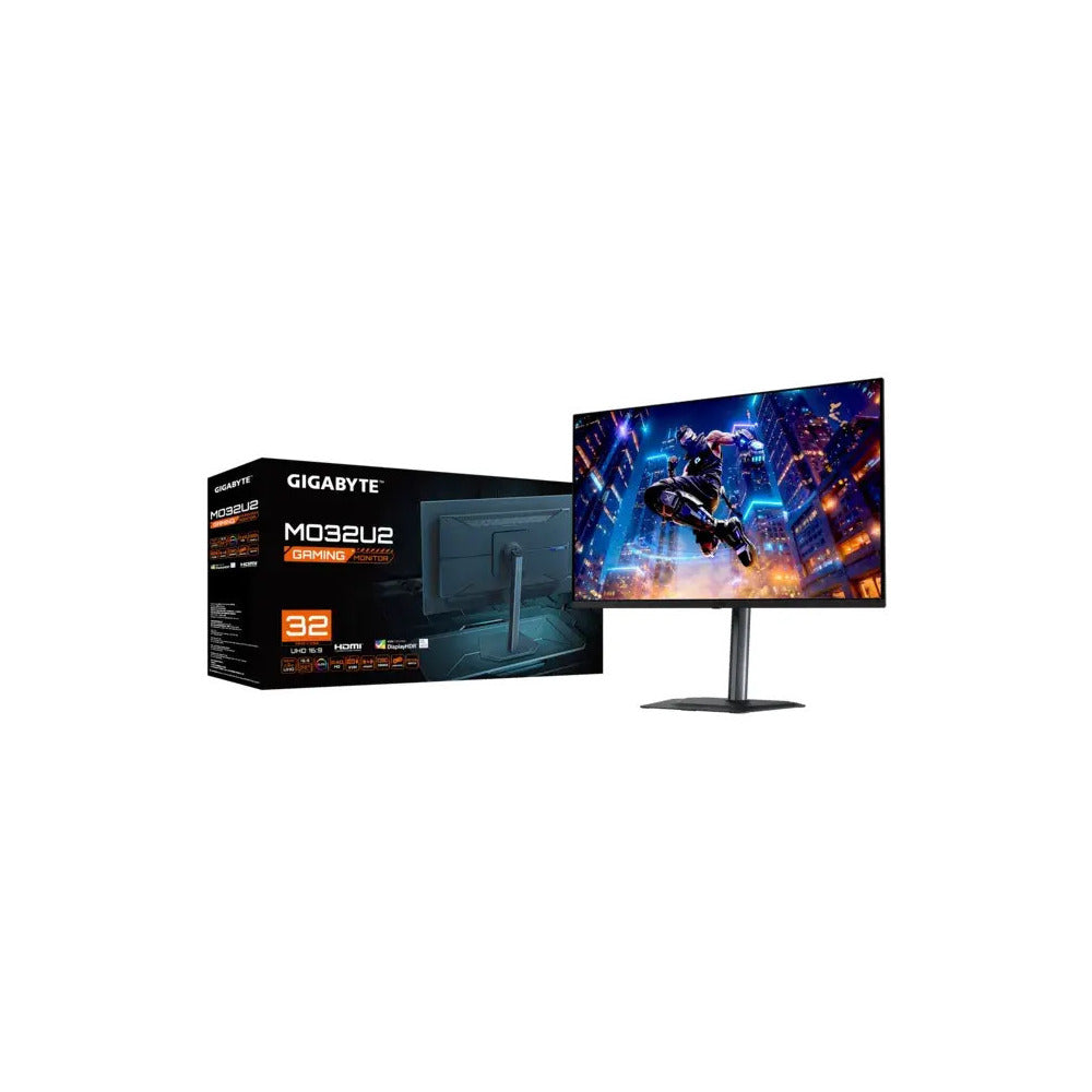 GIGABYTE Monitor MO32U2 31 | 5''' OLED 0 | 03ms 240Hz QD-OLED |  HDMI |  DP |   Type-C |  3YearsW