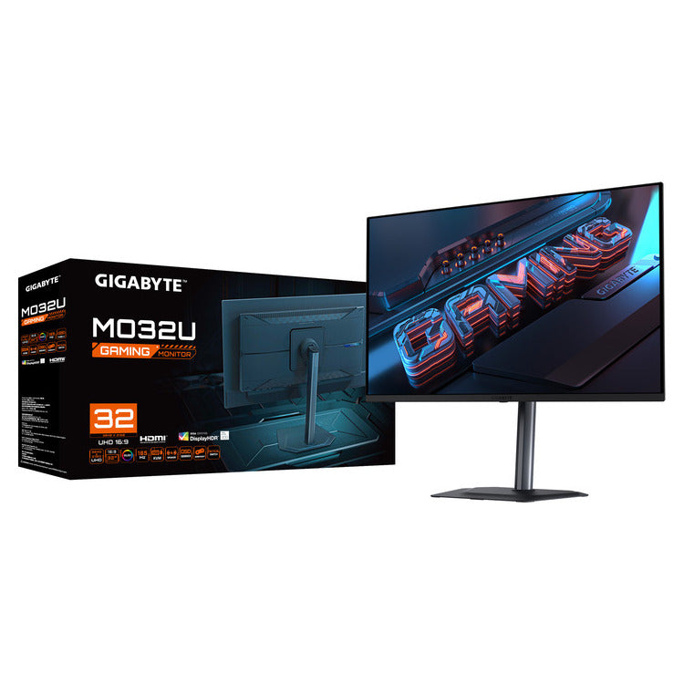 GIGABYTE Monitor  MO32U 31 | 5''' UHD 0 | 03ms 165Hz OLED |  HDMI |  DP |   3YearsW