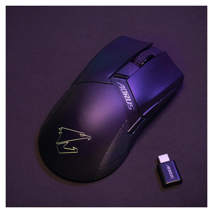 GIGABYTE MOUSE OPTICAL WIRELESS GAMING AORUS M6 USB BLACK