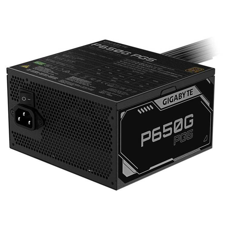 GIGABYTE Power Supply 650W APFC 80+ GOLD PCIE 5.0