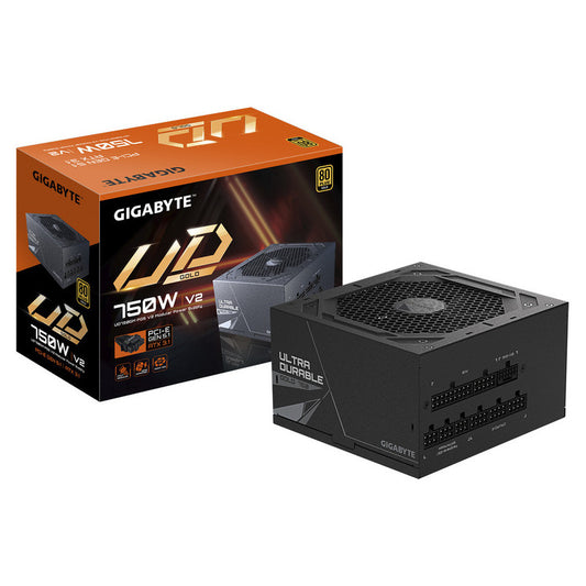 GIGABYTE Power Supply Ultra Durable 750W Fully Modular 80+Plus GOLD |  PCIe Gen 5.0 graphics card Support